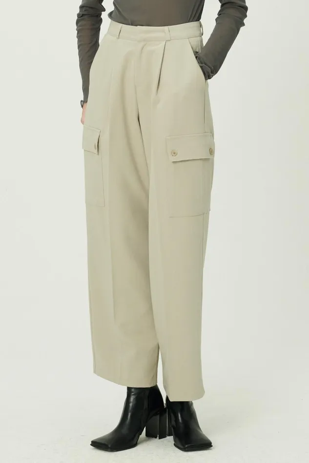 Storets Emma Wide Leg Cargo Pants Women Trousers