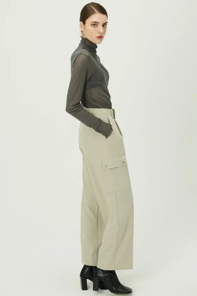 Storets Emma Wide Leg Cargo Pants Women Trousers