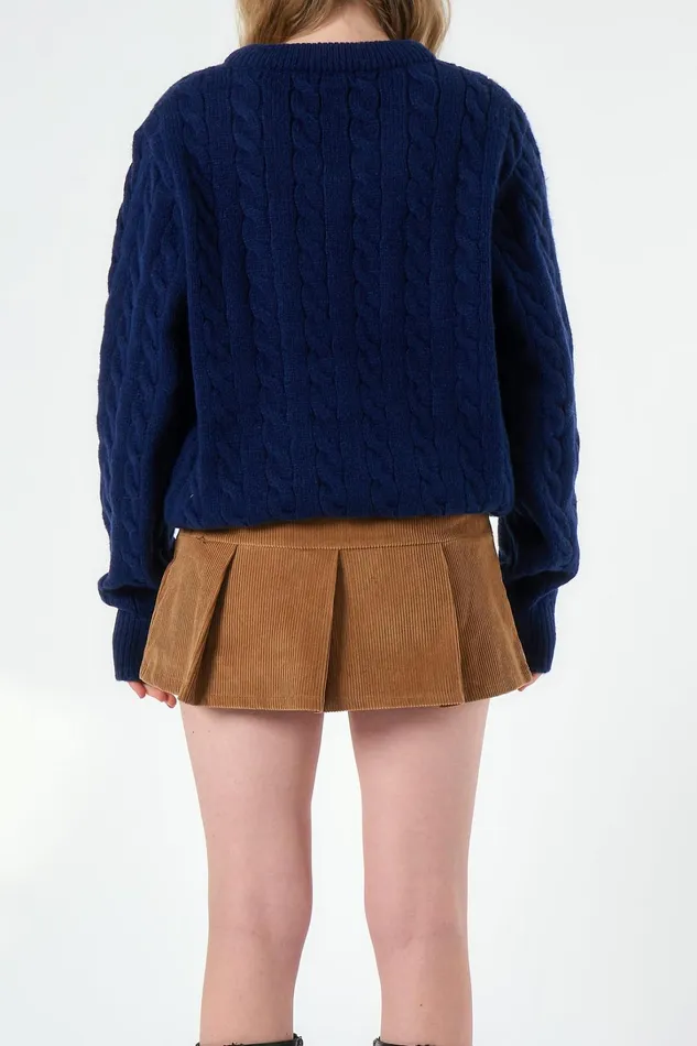 Storets Gemma Cable Knitted Top SUSTAINABLE Women Tops Storets Gemma Cable Knitted Top SUSTAINABLE Women Tops