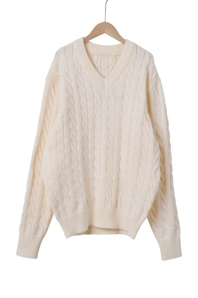 Storets Gemma Cable Knitted Top SUSTAINABLE Women Tops Storets Gemma Cable Knitted Top SUSTAINABLE Women Tops