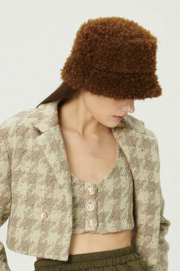 Storets Kayla Teddy Bucket Hat Women HairandHats
