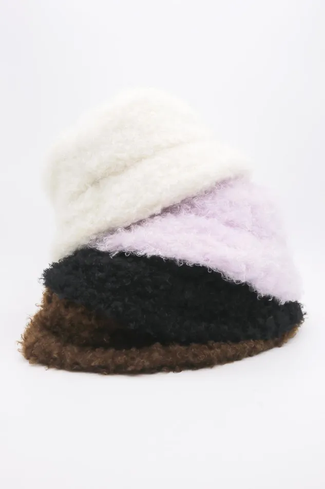 Storets Kayla Teddy Bucket Hat Women HairandHats