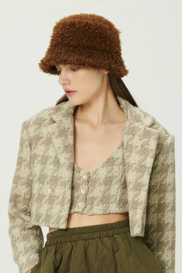 Storets Kayla Teddy Bucket Hat Women HairandHats