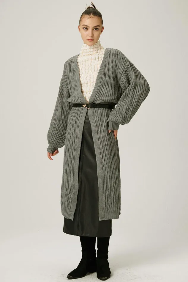 Storets Leia Sweater Maxi Coat Women Jackets and Coats