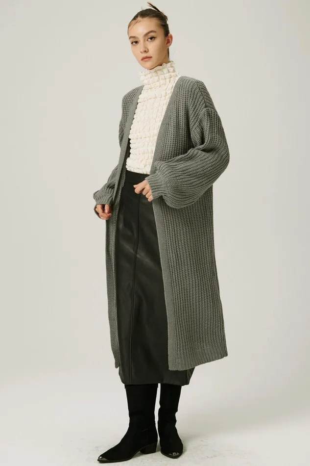 Storets Leia Sweater Maxi Coat Women Jackets and Coats