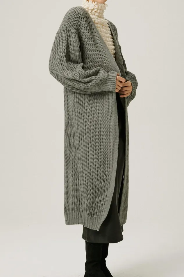 Storets Leia Sweater Maxi Coat Women Jackets and Coats