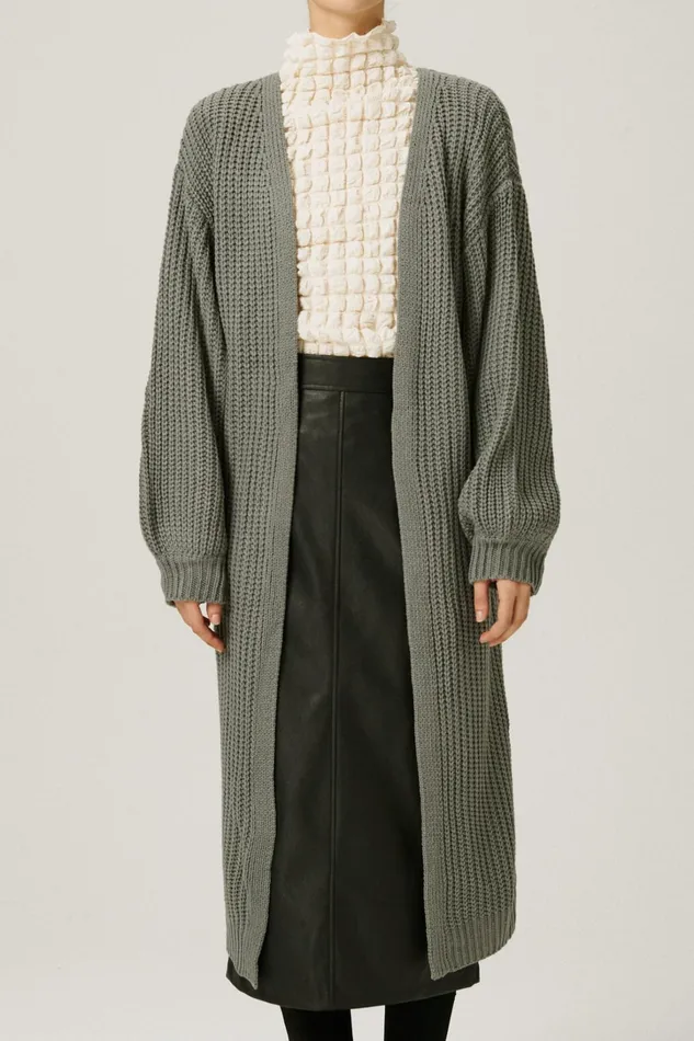 Storets Leia Sweater Maxi Coat Women Jackets and Coats