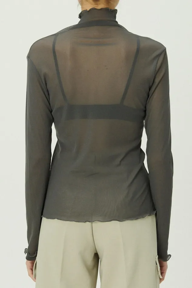 Storets Lily Sheer Mesh Top Women Tops Storets Lily Sheer Mesh Top Women Tops