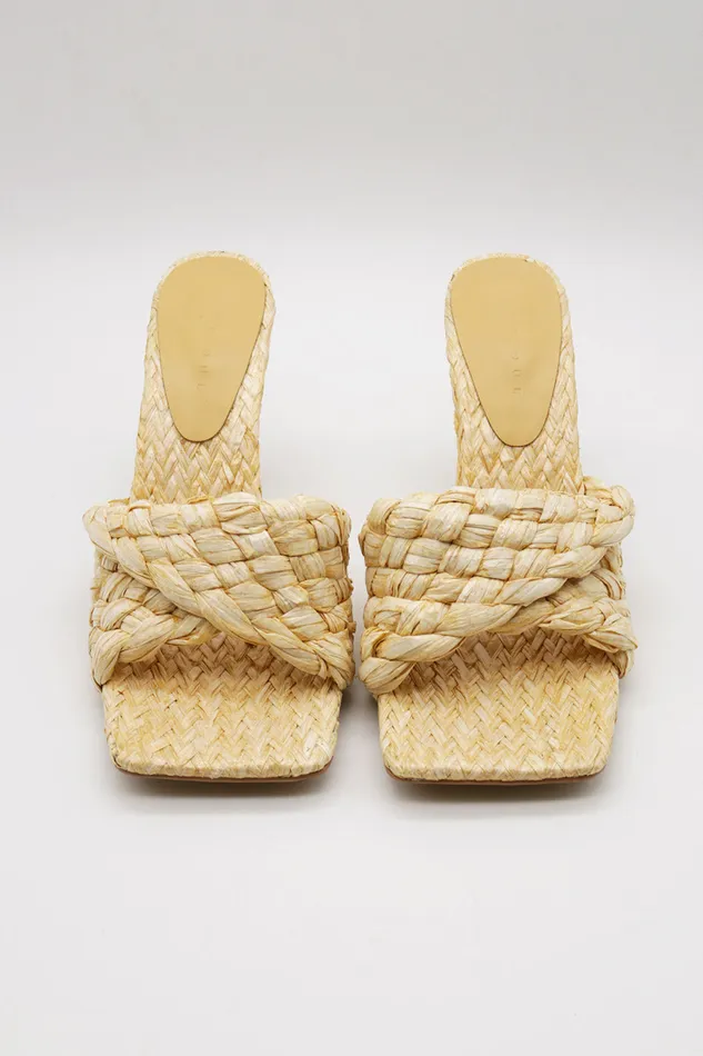 Storets Liz Woven Raffia Sandals Women Shoes