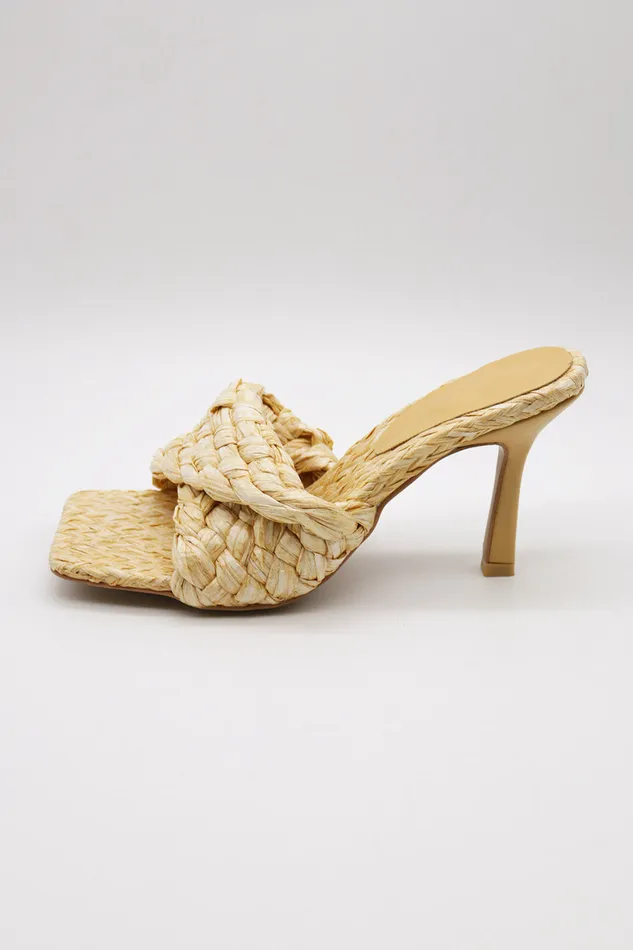 Storets Liz Woven Raffia Sandals Women Shoes