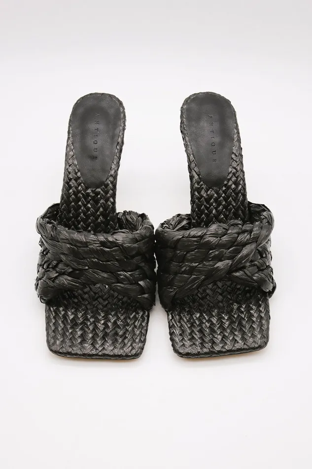 Storets Liz Woven Raffia Sandals Women Shoes