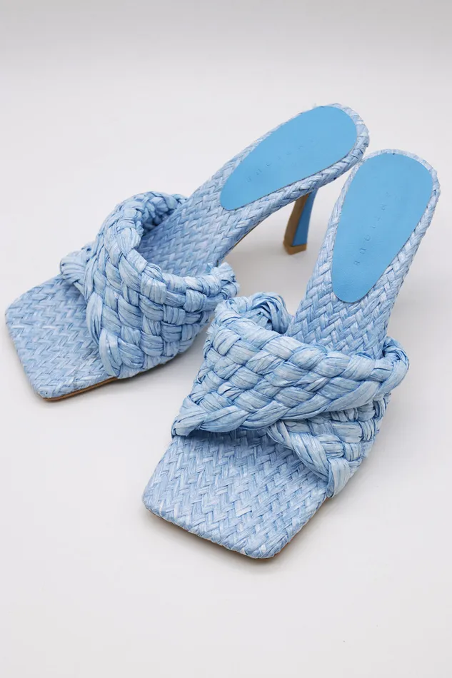 Storets Liz Woven Raffia Sandals Women Shoes