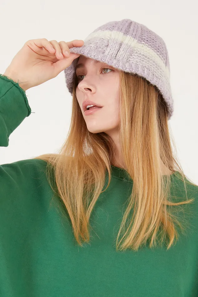 Storets Luara Knit Bucket Hat Women Sweaters and Knitwears