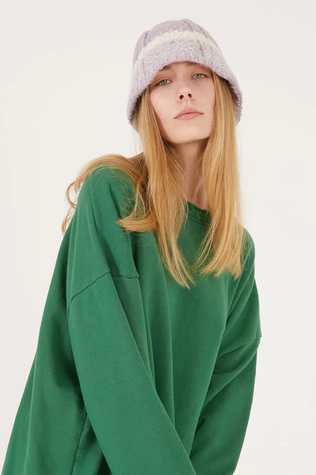 Storets Luara Knit Bucket Hat Women Sweaters and Knitwears