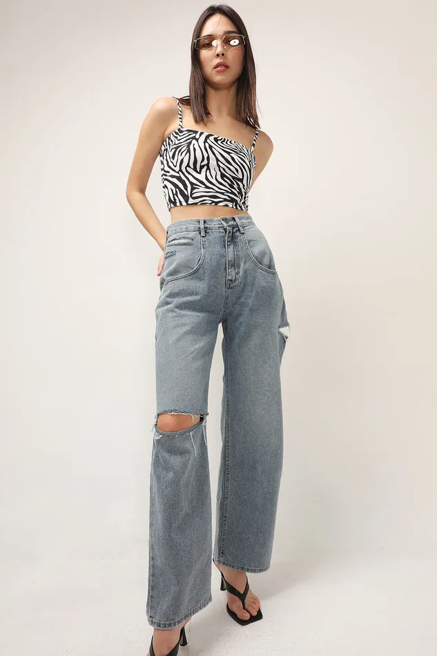 Storets Mallory Slash Cut Jeans Women Jeans