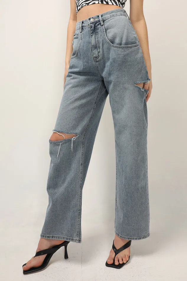 Storets Mallory Slash Cut Jeans Women Jeans
