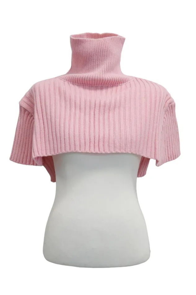 Storets Marga Mockneck Sweater Cape Women Sweaters and Knitwears