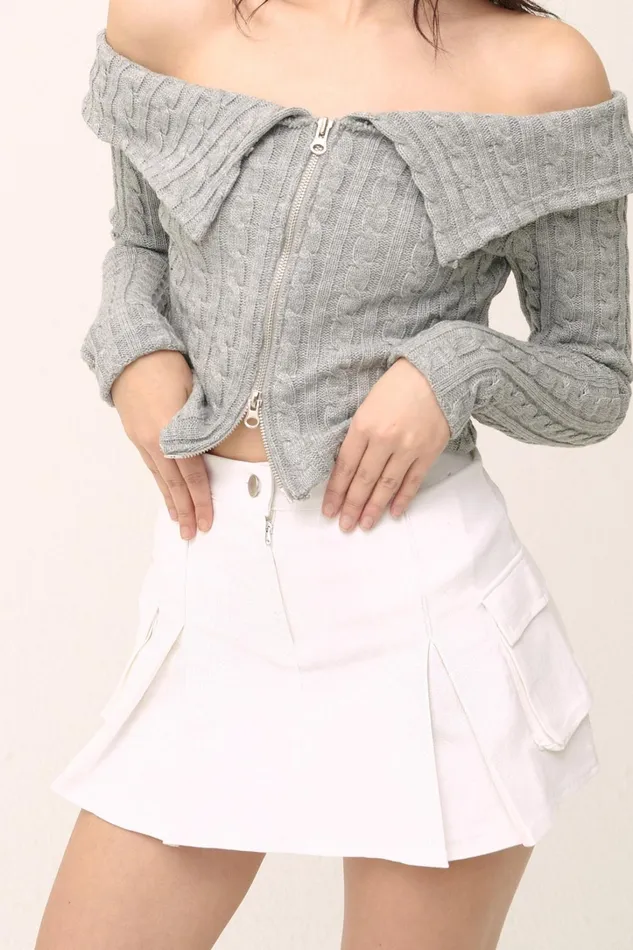 Storets Mia Cargo Mini Skort Women Skirts Storets Mia Cargo Mini Skort Women Skirts