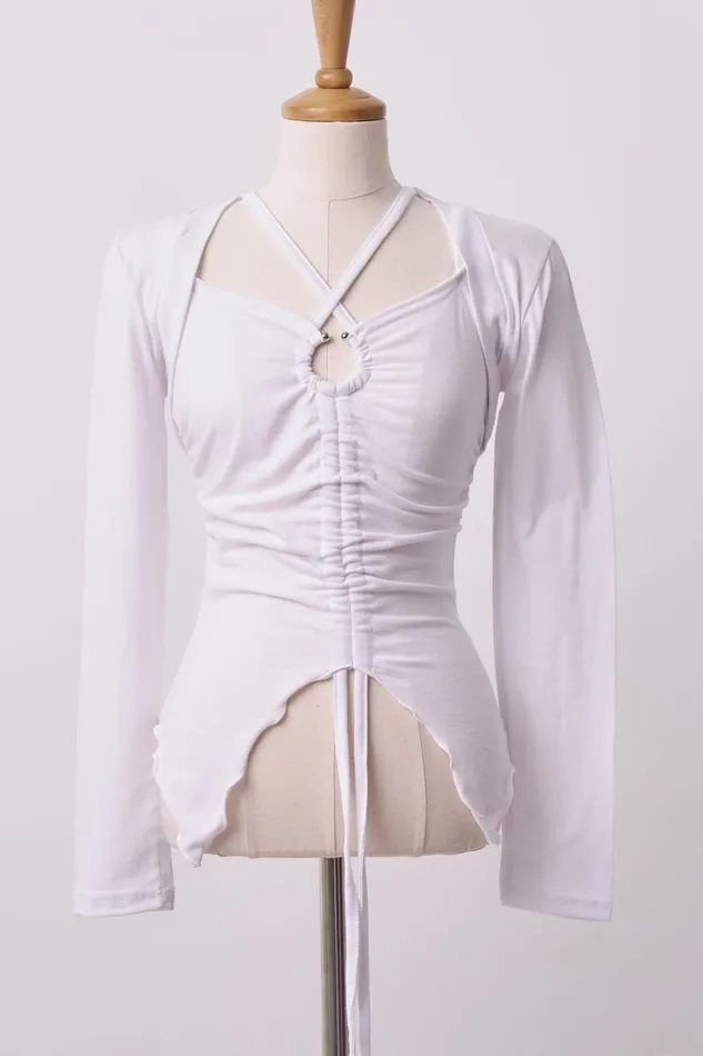 Storets Mindy Ruched Top And Cardi Set Women Cardigan