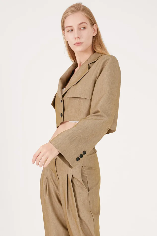 Storets Nova Cropped Blazer Jacket Women Blazer