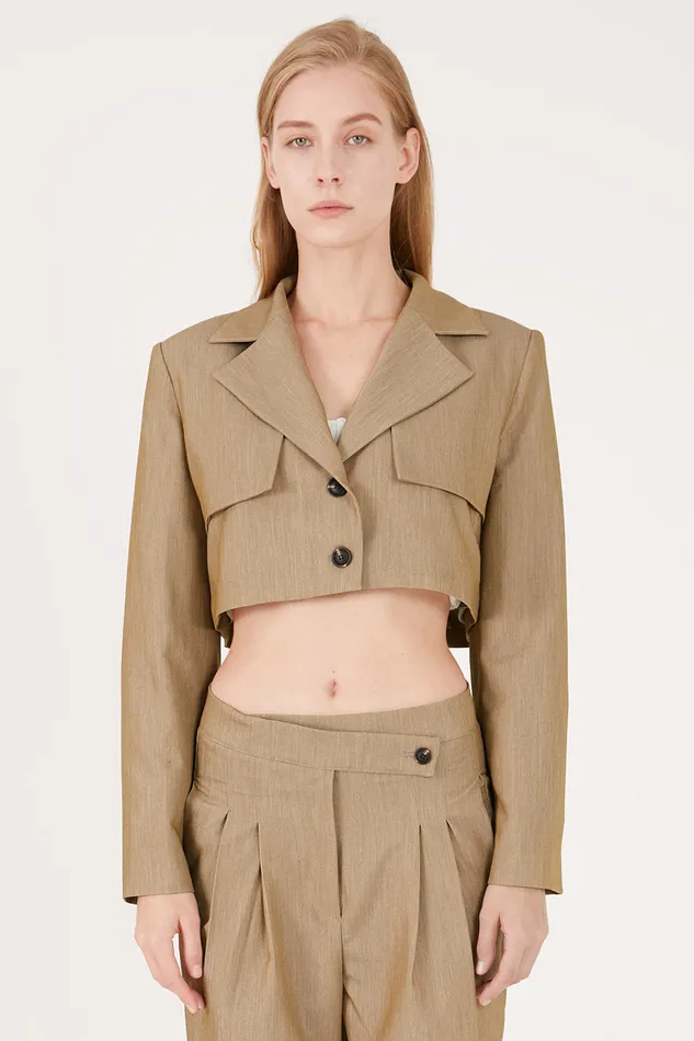 Storets Nova Cropped Blazer Jacket Women Blazer