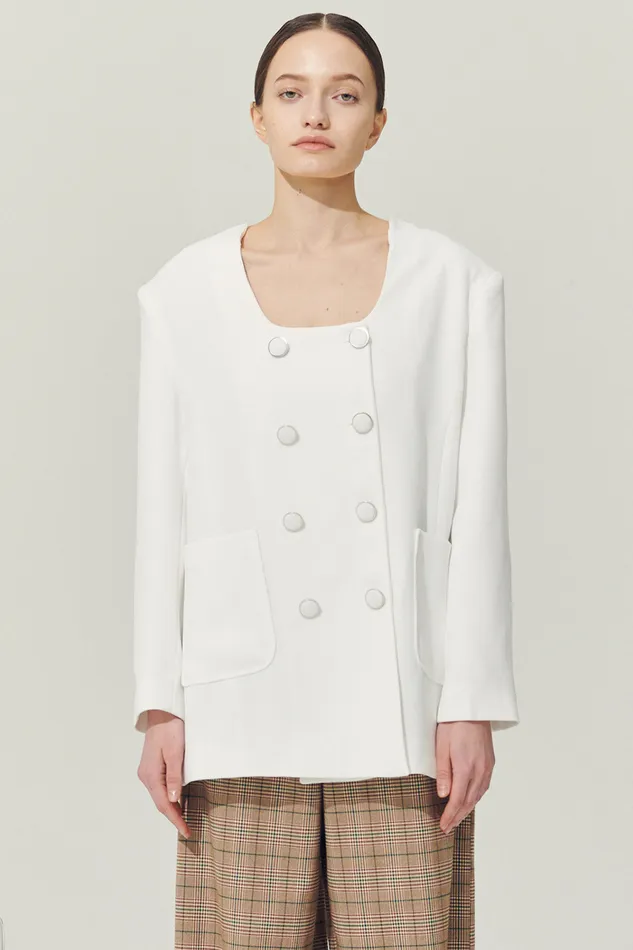 Storets Reborn Sia Double Button Blazer Women Blazer