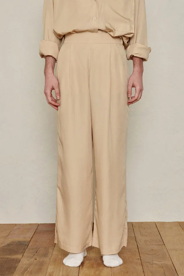 Storets Relaxed Fit Bamboo Pants Women Trousers