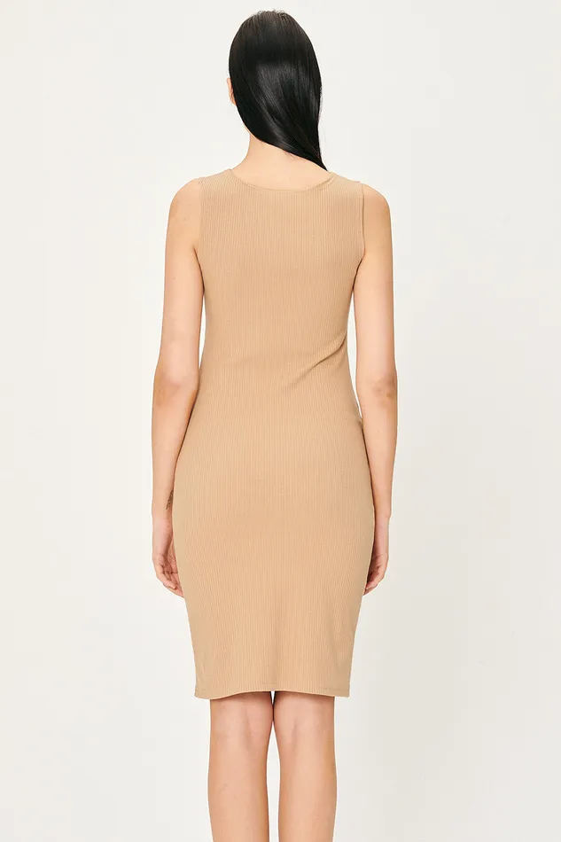 Storets Samantha Back CutOut Midi Dress Women Sweaters and Knitwears