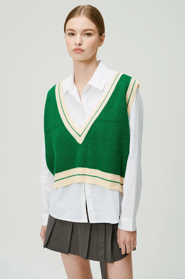 Storets Sarah Sweater Vest Women Sweaters and Knitwears