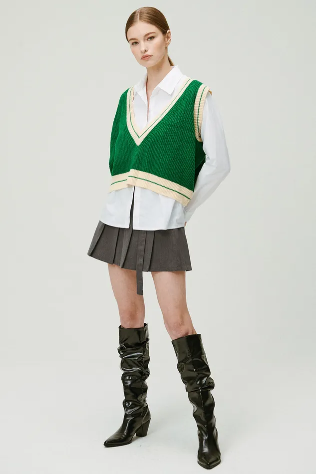 Storets Sarah Sweater Vest Women Sweaters and Knitwears