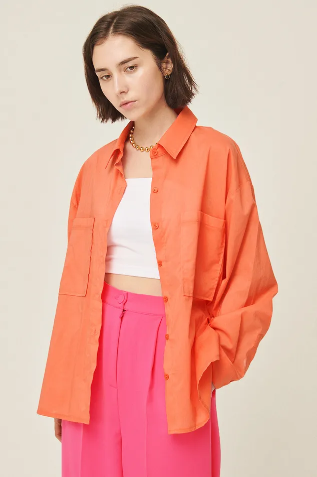 Storets Sophia Relaxed Fit Cotton Shirt Women Shirts and Blouses
