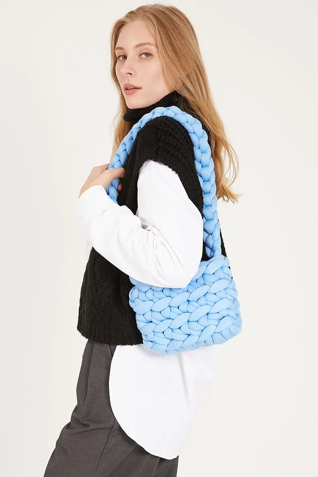 Storets Yvette Chunky Knitted Shoulder Bag Women Bags
