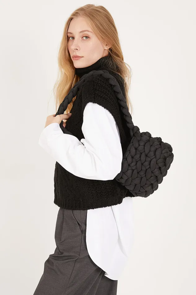 Storets Yvette Chunky Knitted Shoulder Bag Women Bags