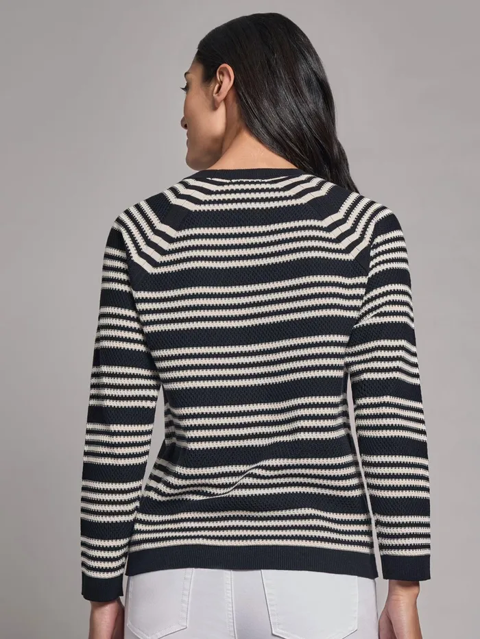 Stripe Crew Neck Raglan Sweater Women Jones New York Tops and Blouses Stripe Crew Neck Raglan Sweater Women Jones New York Tops and Blouses