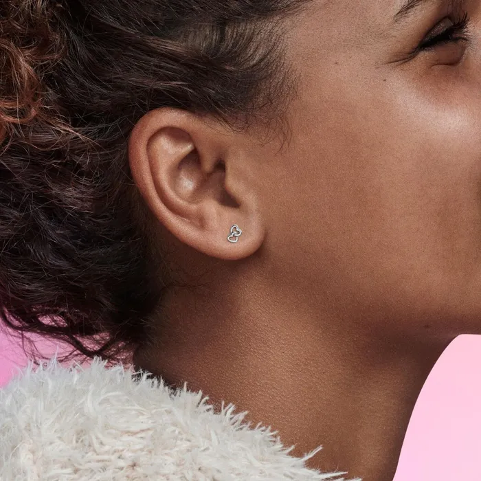 Stud Earrings Women Pandora Online ME Chained Hearts Single Stud Earring