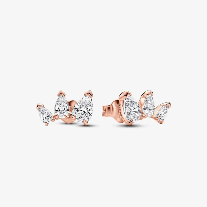 Stud Earrings Women Pandora Sparkling Pear Stud Earrings