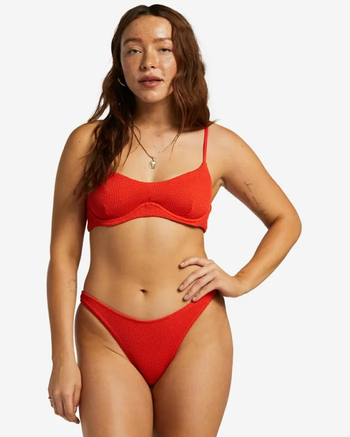 Summer High Tropic Bikini Bottoms Red Aloha Women Billabong Bikinis