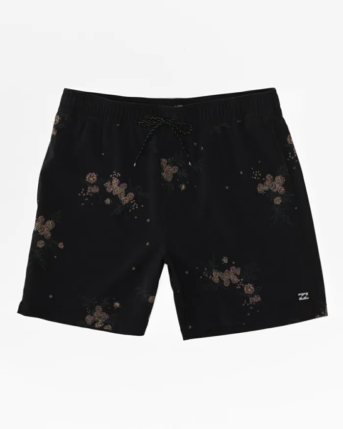Sundays Layback 17034 Boardshorts Washed Black Men Billabong Side Pockets