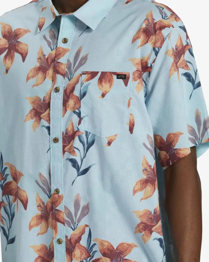 Sundays Short Sleeve Shirt Splash Men Billabong Shirts