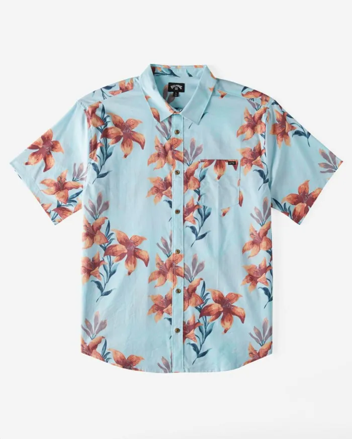 Sundays Short Sleeve Shirt Splash Men Billabong Shirts