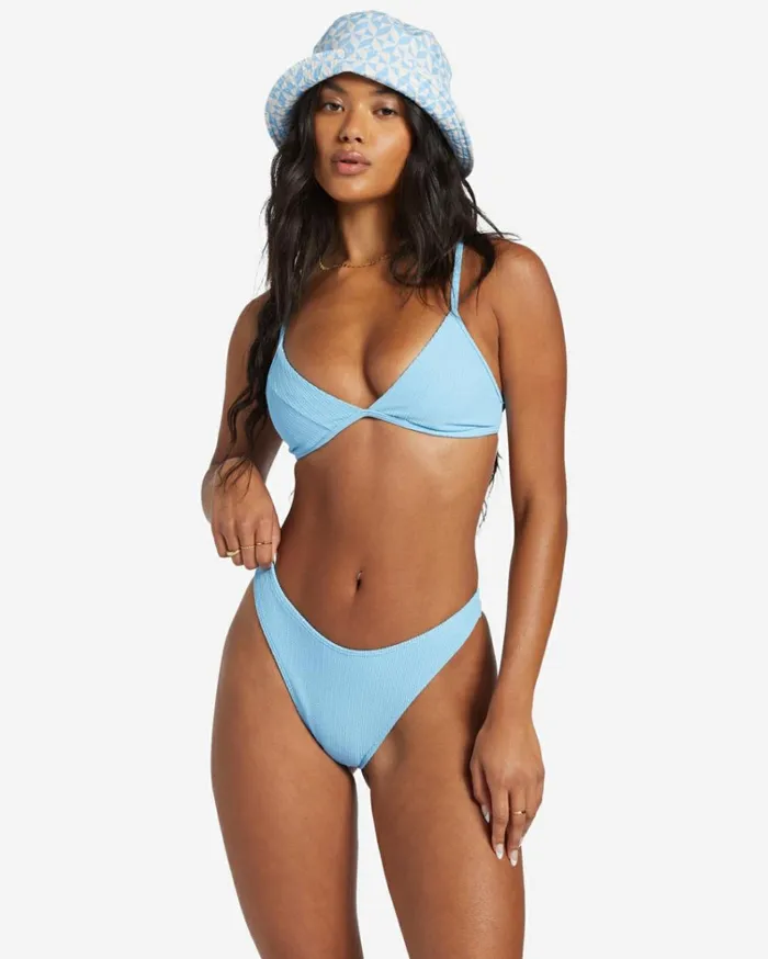 Sunrays Charlie Fixed Triangle Bikini Top Blue Dream Women Billabong Bikinis