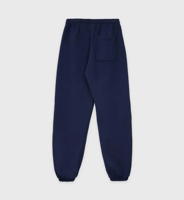 Sweatpants Women Sporty and Rich Bristol Crest 100th Sweatpant 8211 NavyCream