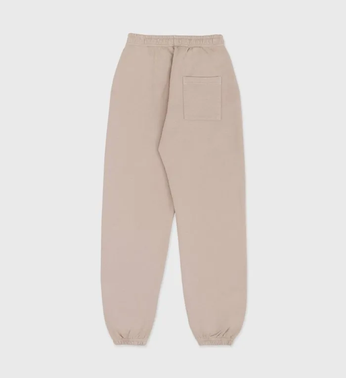 Sweatpants Women Sporty and Rich Wellness Club Flocked Sweatpant 8211 ElephantWhite