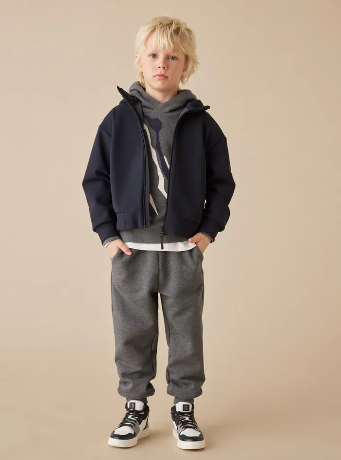 Sweatshirts Boy 216 Il Gufo Cotton Hoodie