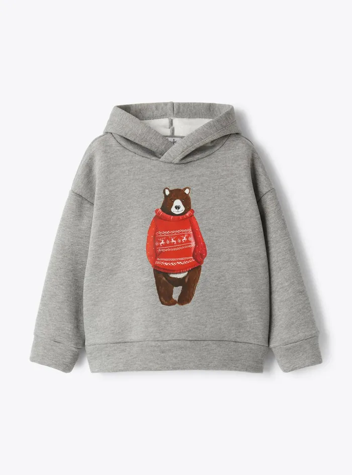 Sweatshirts Boy 216 Il Gufo Hoodie With Print