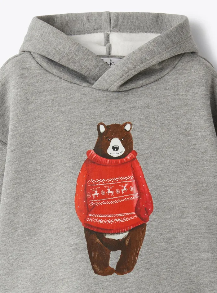 Sweatshirts Boy 216 Il Gufo Hoodie With Print