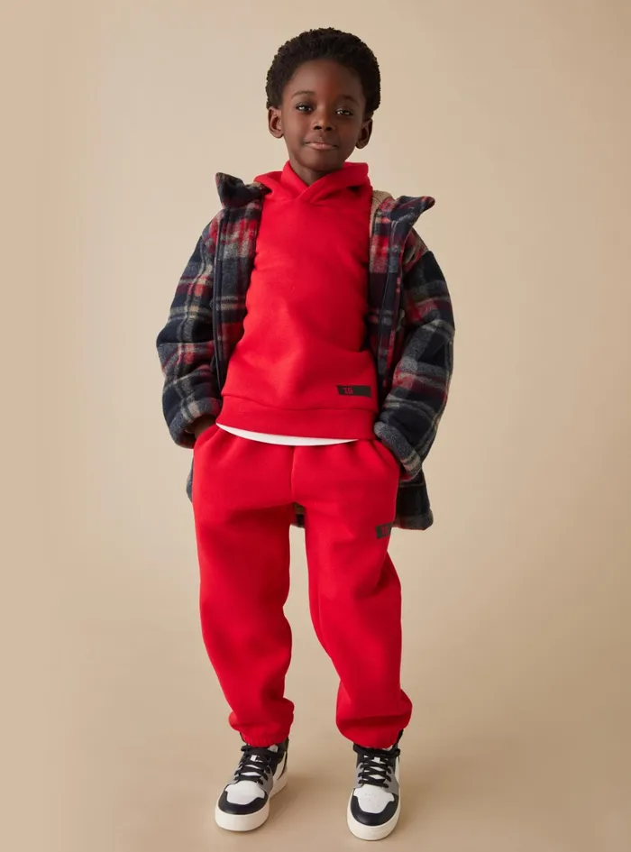 Sweatshirts Girl 216Boy 216 Il Gufo Brushed Hoodie