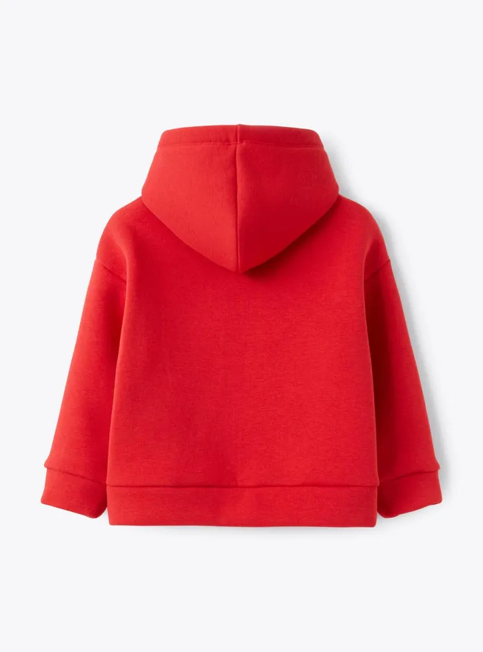 Sweatshirts Girl 216Boy 216 Il Gufo Brushed Hoodie