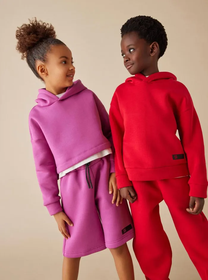 Sweatshirts Girl 216Boy 216 Il Gufo Brushed Hoodie