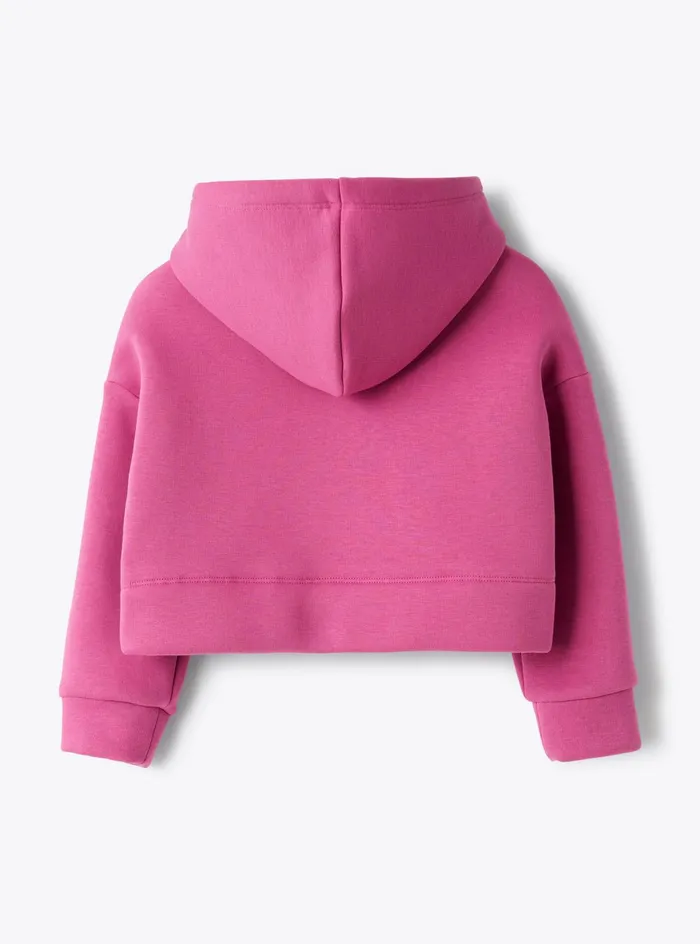 Sweatshirts Girl 216 Il Gufo Cropped Hoodie Sweatshirt
